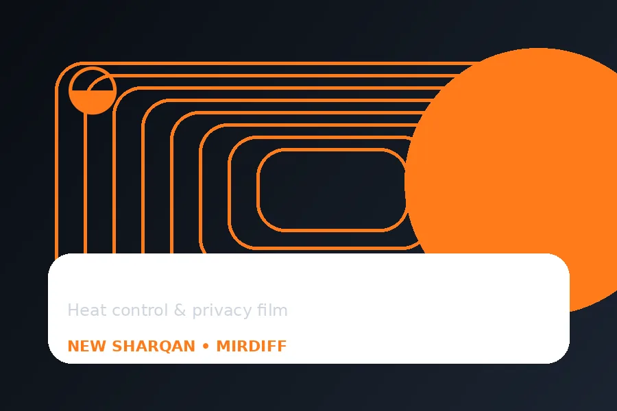 Professional Car Tinting service illustration in Dubai by New Sharqan Auto Accessories